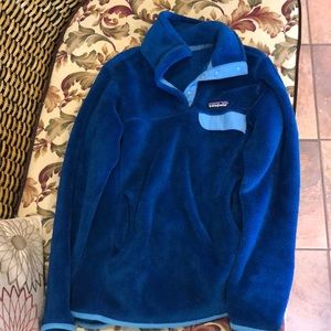 Blue Patagonia fleece